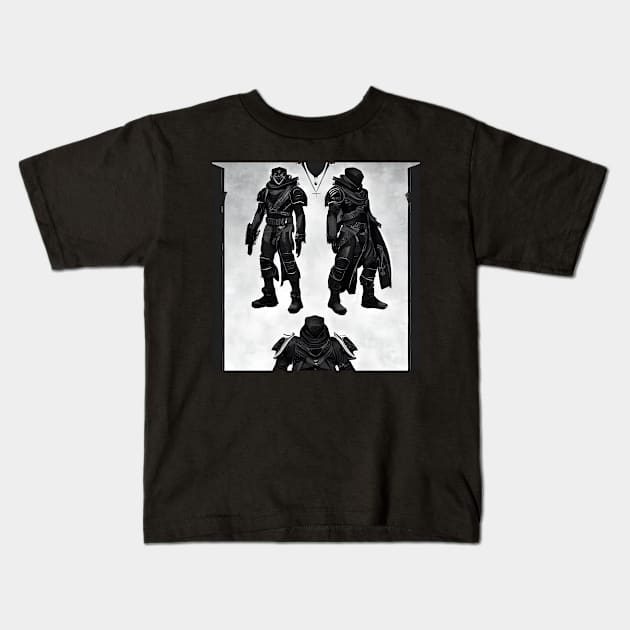 Destiny - Guardian Concepts #2 Kids T-Shirt by AfroMatic